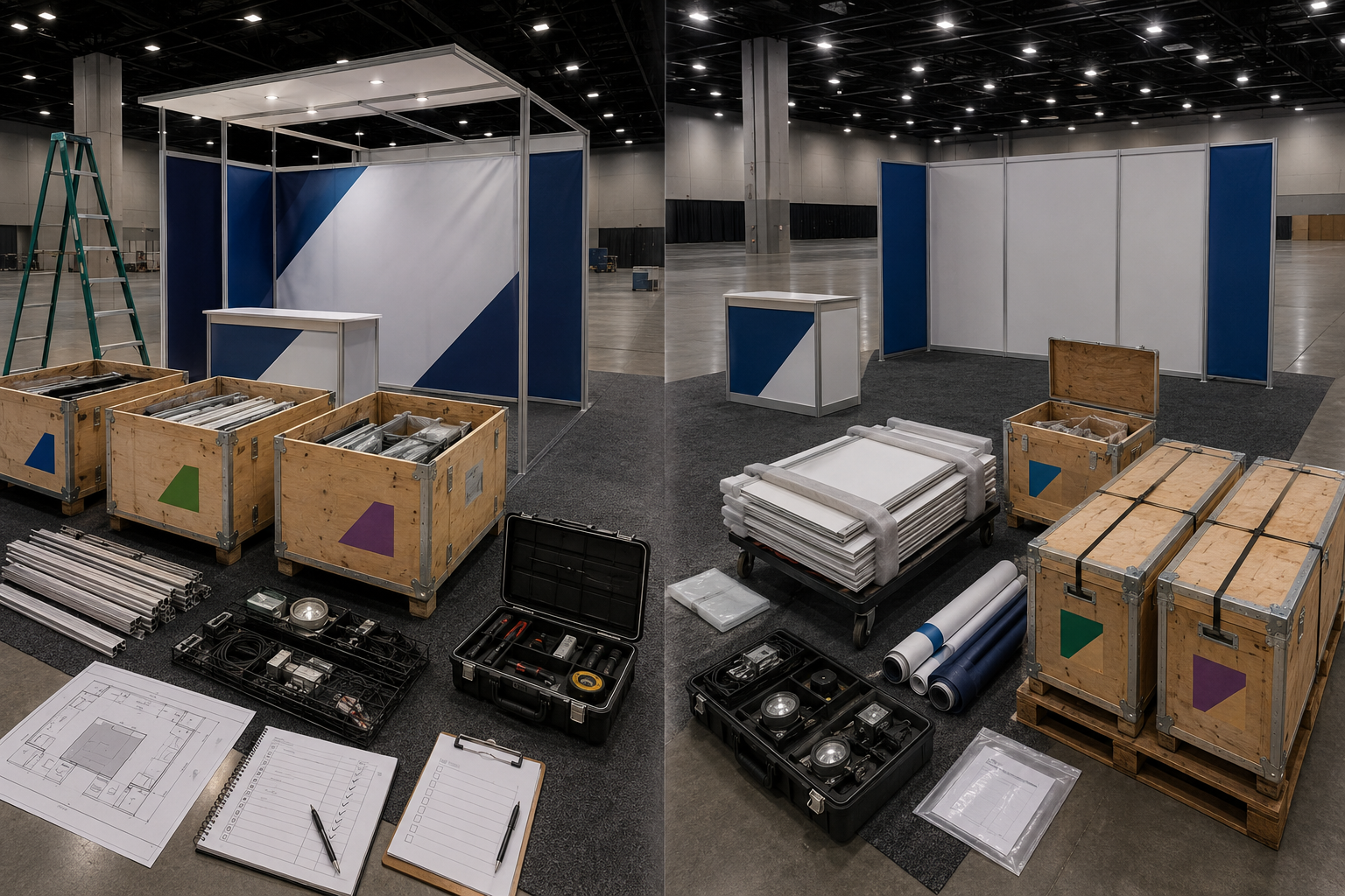 trade show booth installation and dismantling in Las Vegas